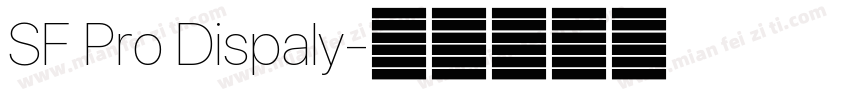 SF Pro Dispaly字体转换